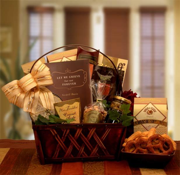 A Time To Grieve Sympathy Gift Basket - sympathy gift baskets ...